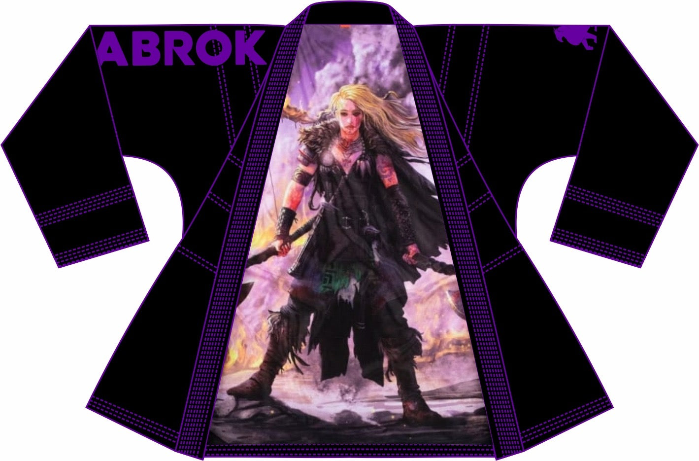 Viking The Shield Maiden | Jiu Jitsu Gi BLACK Jiu Jitsu Gi