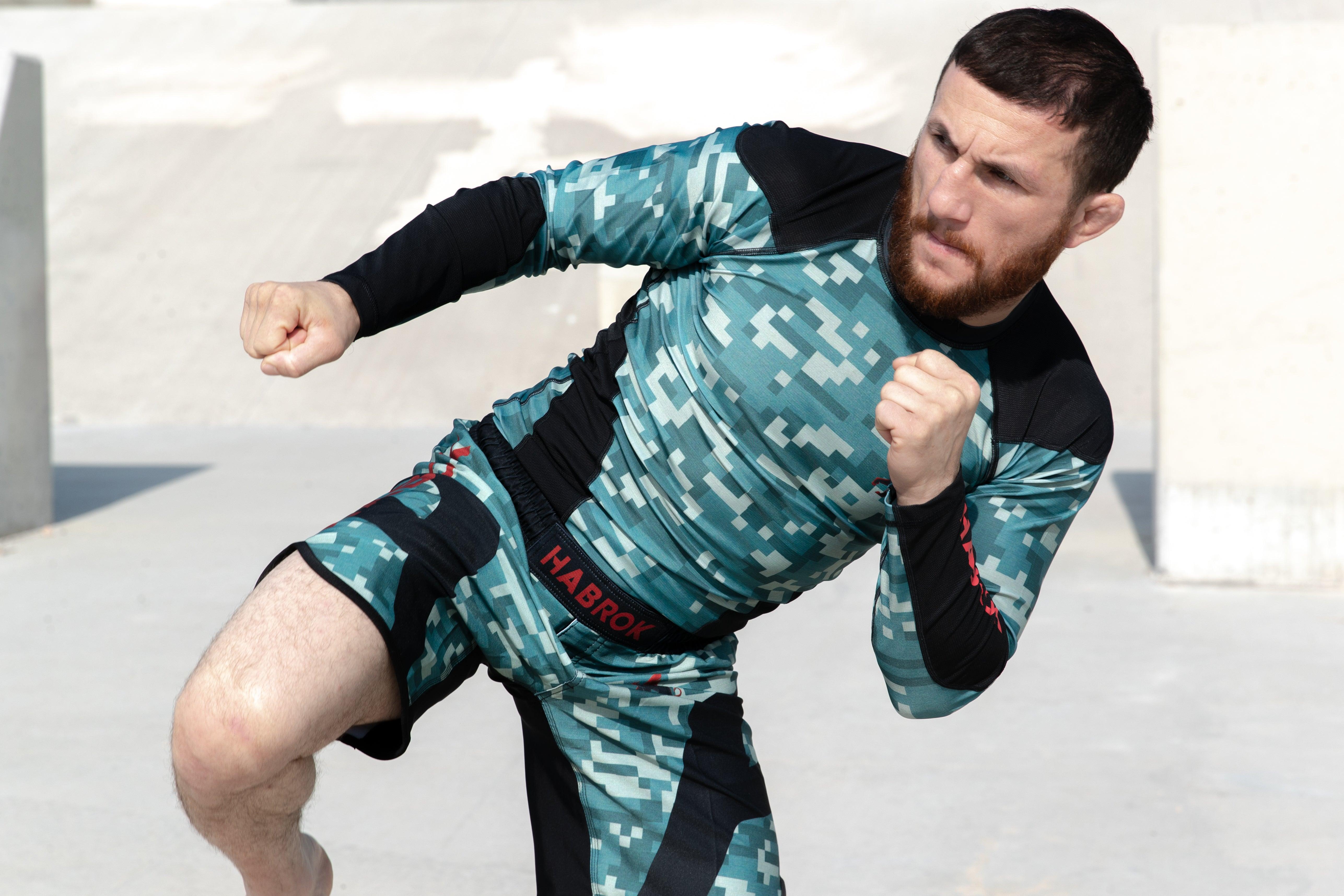 DEFCON 2 | MMA & Grappling Shorts | Urban Camo | Habrok Shorts