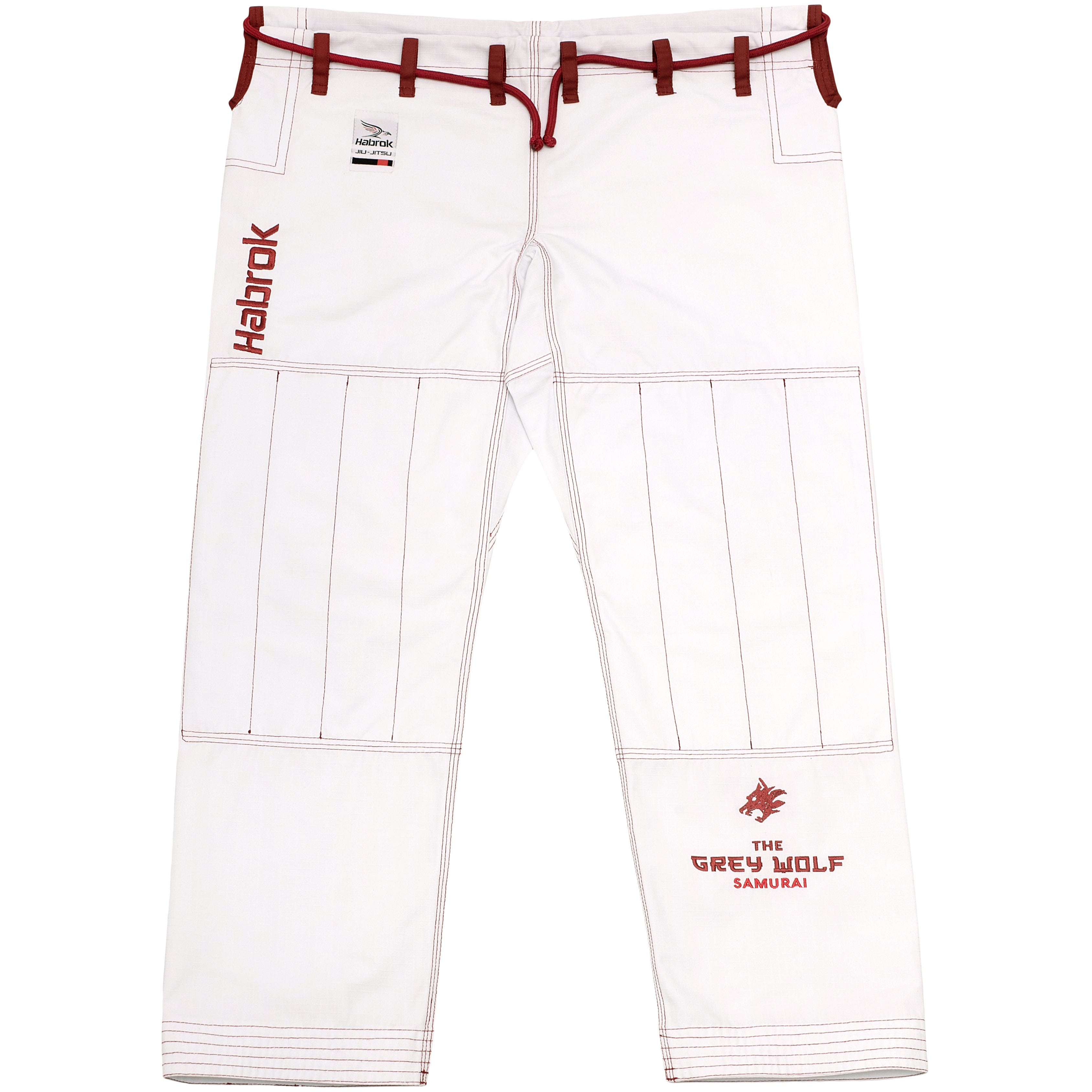 The Grey Wolf | Samurai BJJ GI | Pugnator Series | White Jiu Jitsu Gi