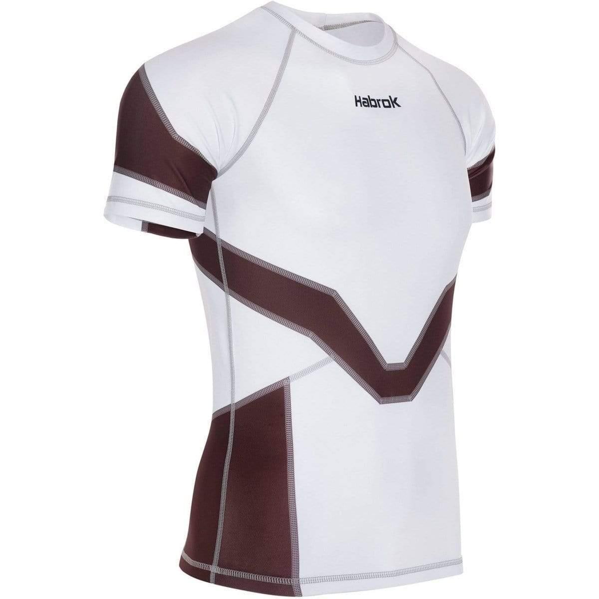 Transform 2.0 | Ranked Rash Guard Women | Half Sleeve XS / BROWNRash Guard- Habrok