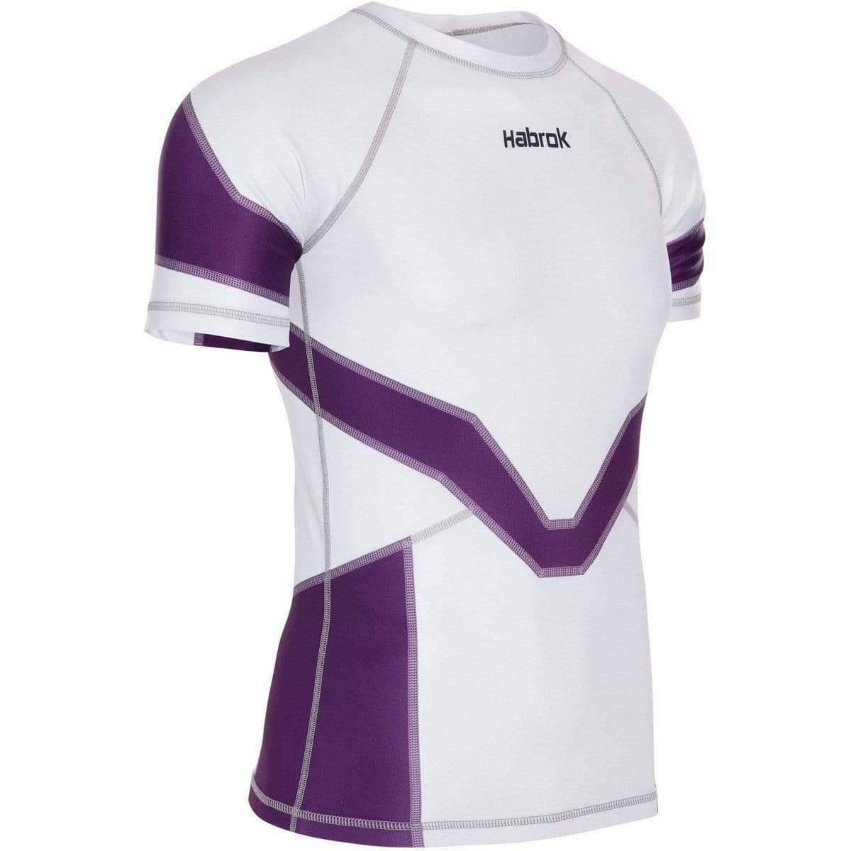 Transform 2.0 | Rash Guard Men | Half Sleeve | Men PURPLE Rash Guard