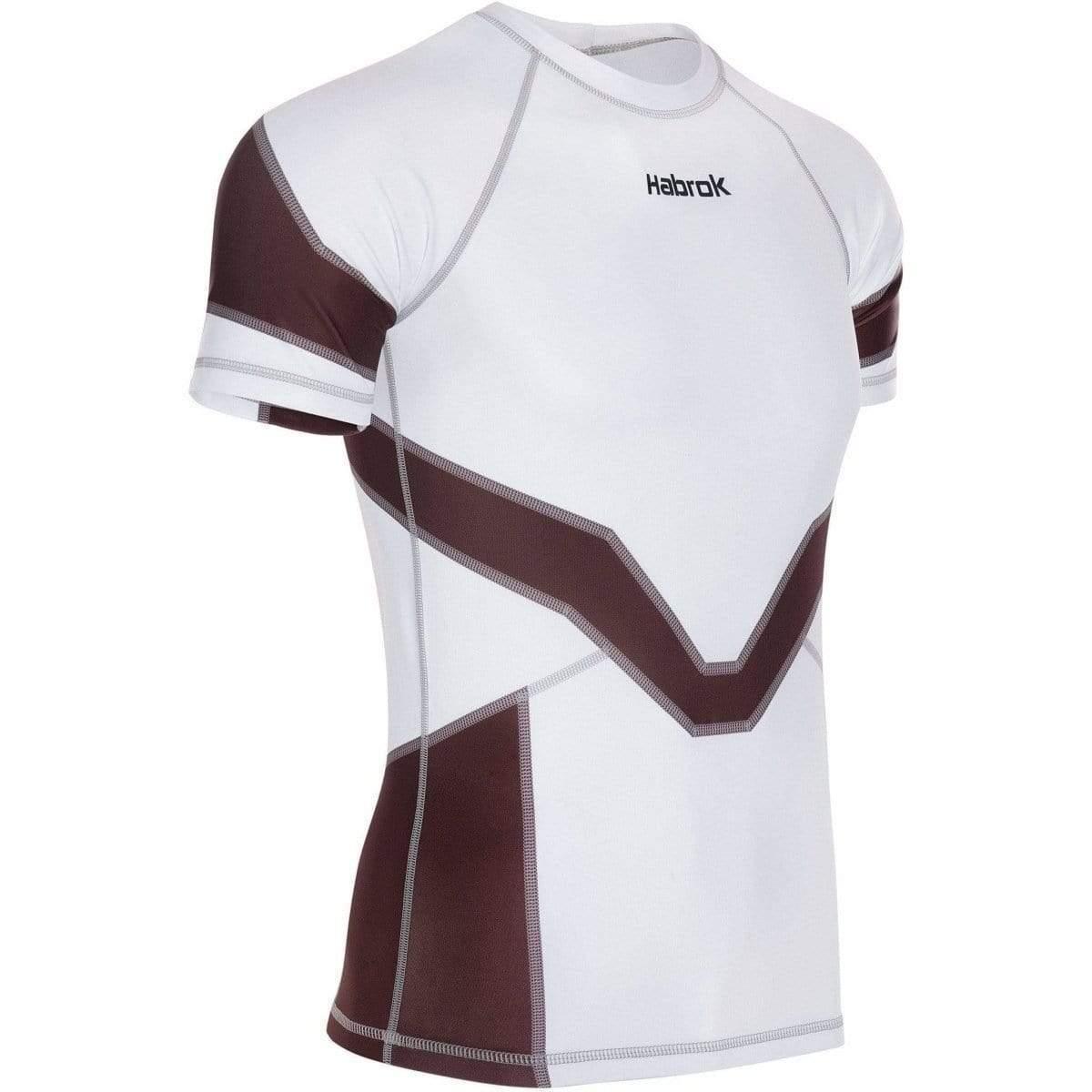Transform 2.0 | Rash Guard Men | Half Sleeve | Men BROWN Rash Guard